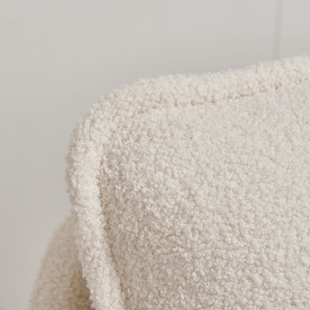 Modern Sherpa Upholstered Accent Chair