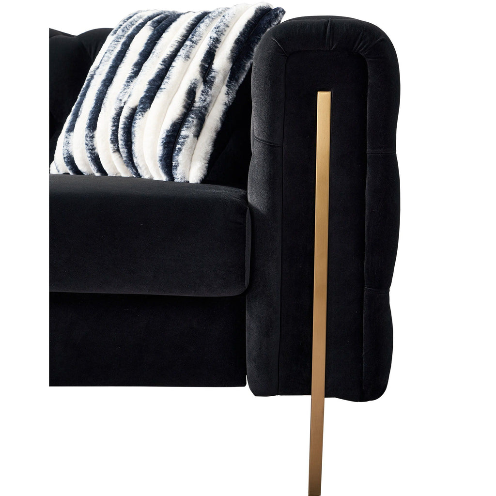Chesterfield - Modern Tufted Sofa, 84.25''W Couch
