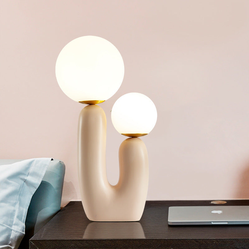 Bedside Resin Table Lamp
