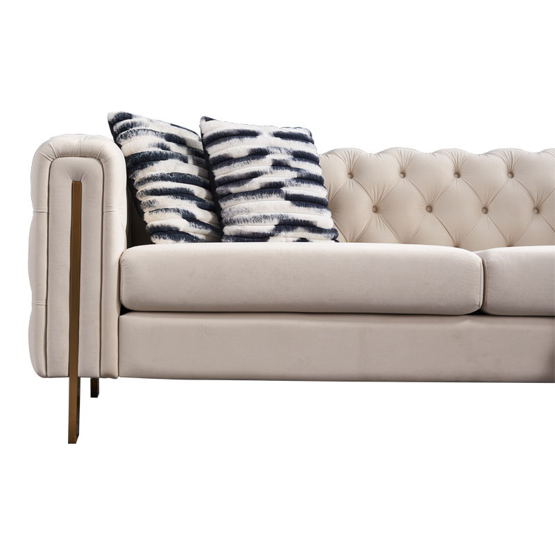 Chesterfield - Modern Tufted Sofa, 84.25''W Couch
