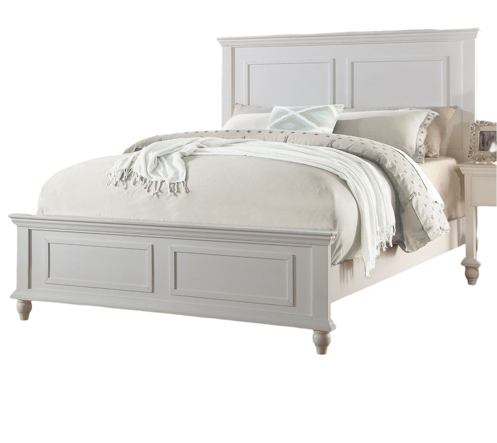 White California King Size Bedroom Furniture Set