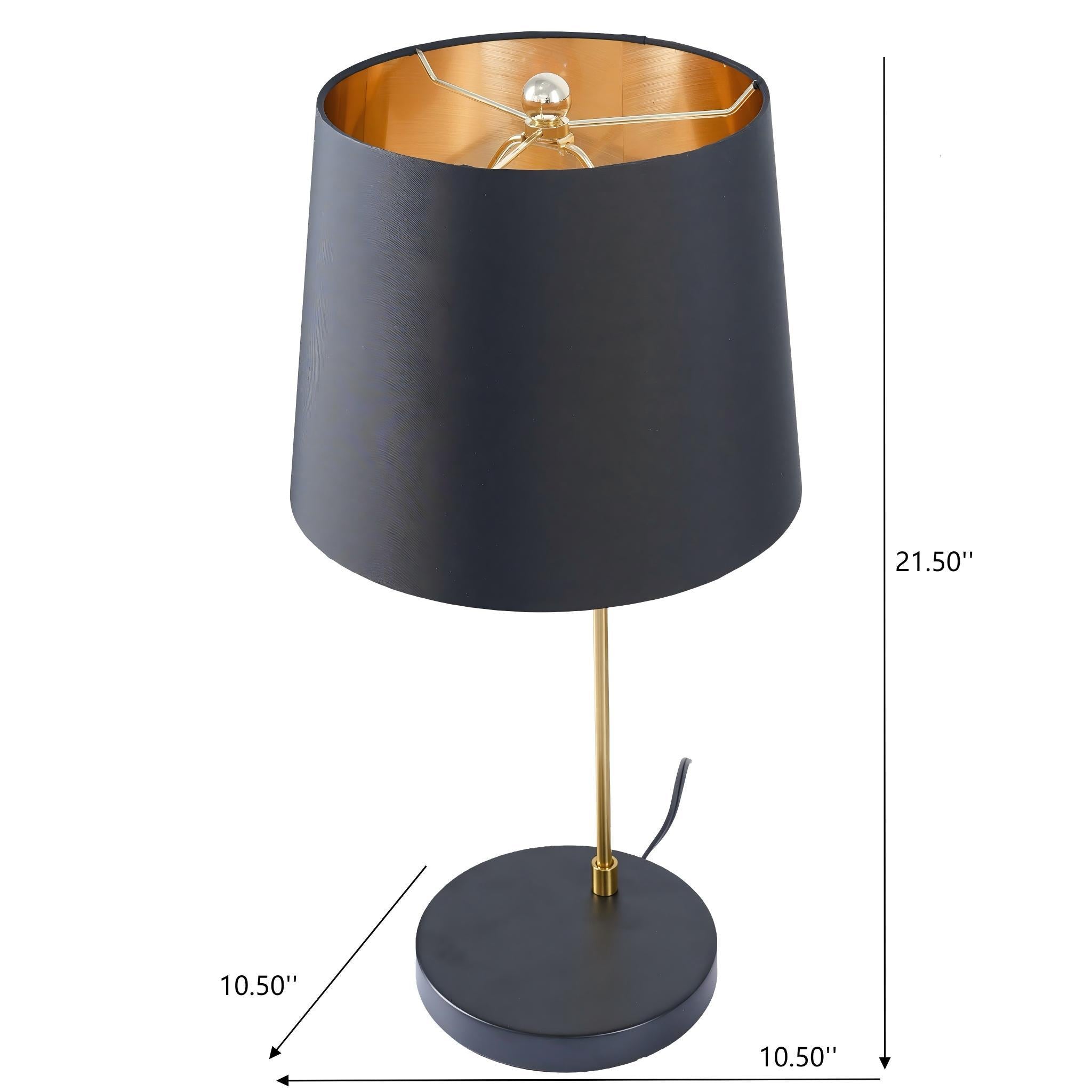 Desk Lamp For Bedside Table Use - Black