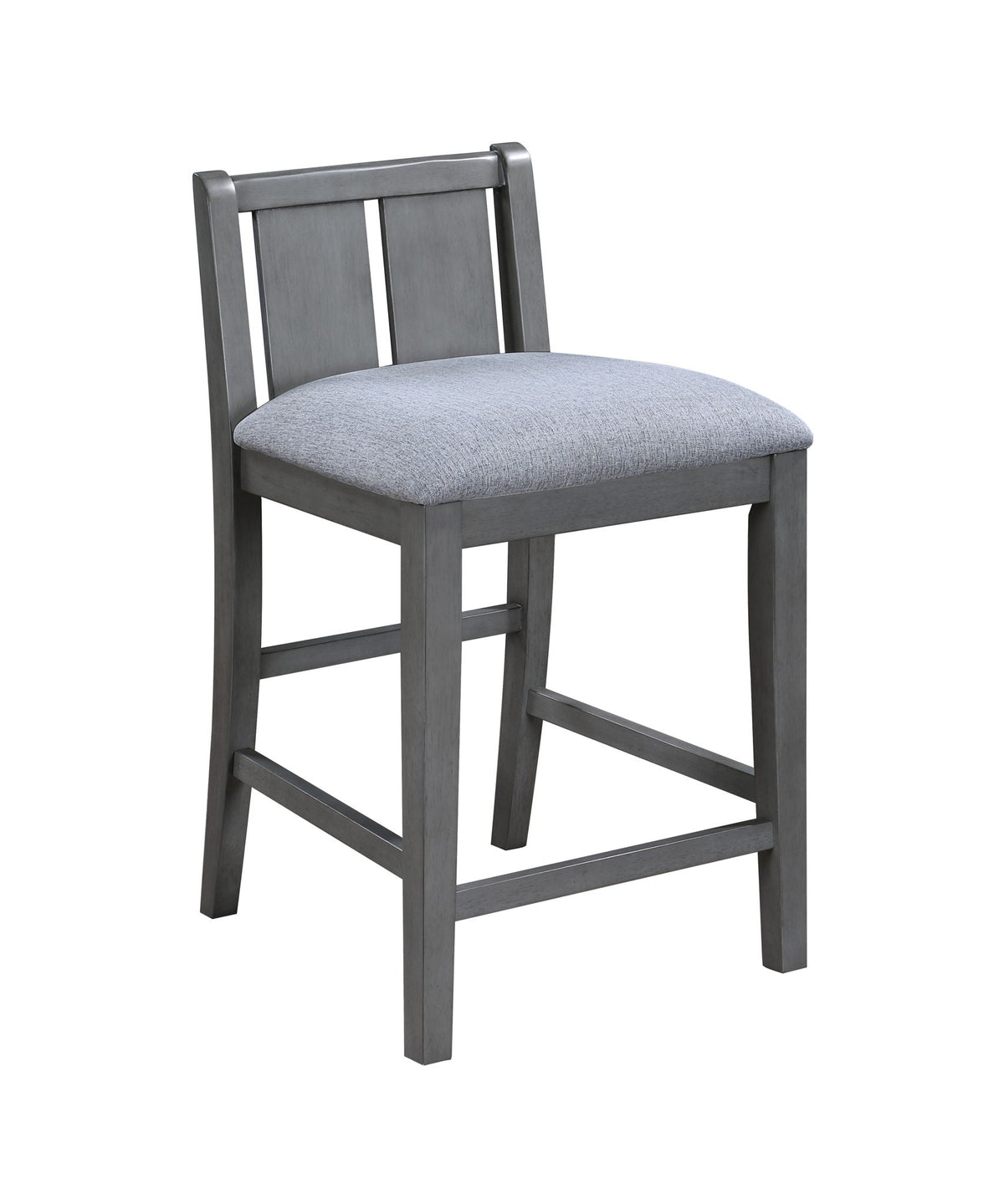 3 Piece Counter Height Dining Table With Shelves And 2 Chairs