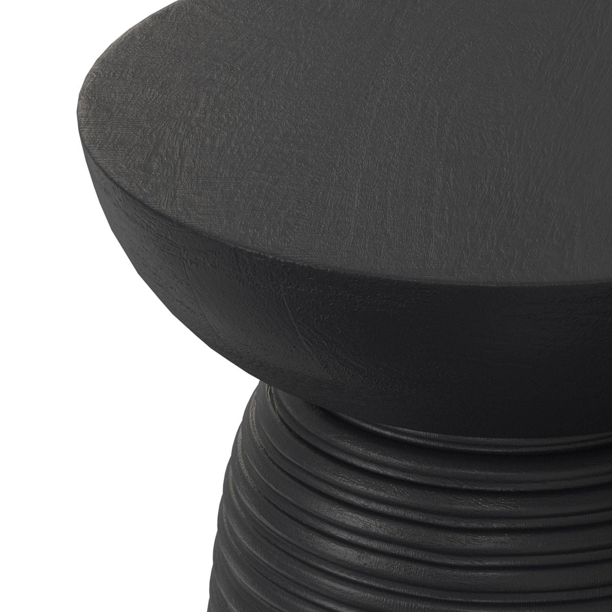 Boyd - Ribbed Accent Table - Black