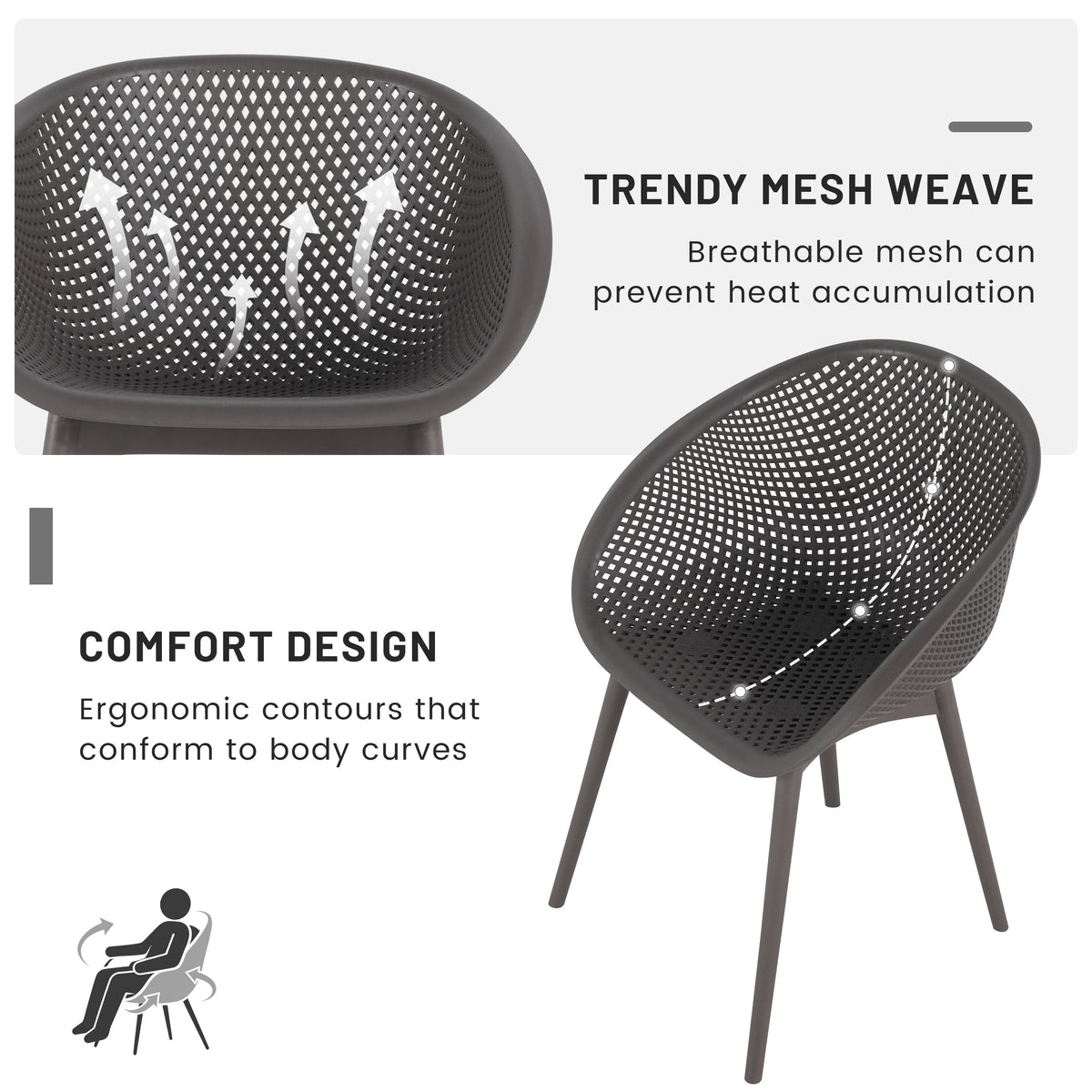 Summer 2-Pack Warm Patio Furniture Set