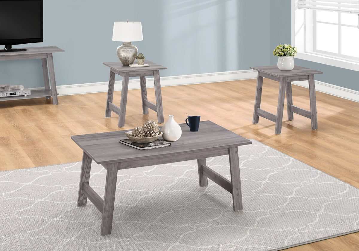 Transitional (Set of 3), Table Set, Coffee, End, Side