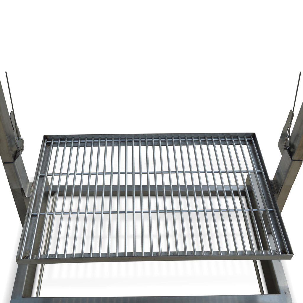 Stainless Steel Santa Maria Grill 24 x 16 with Rotisserie Kit