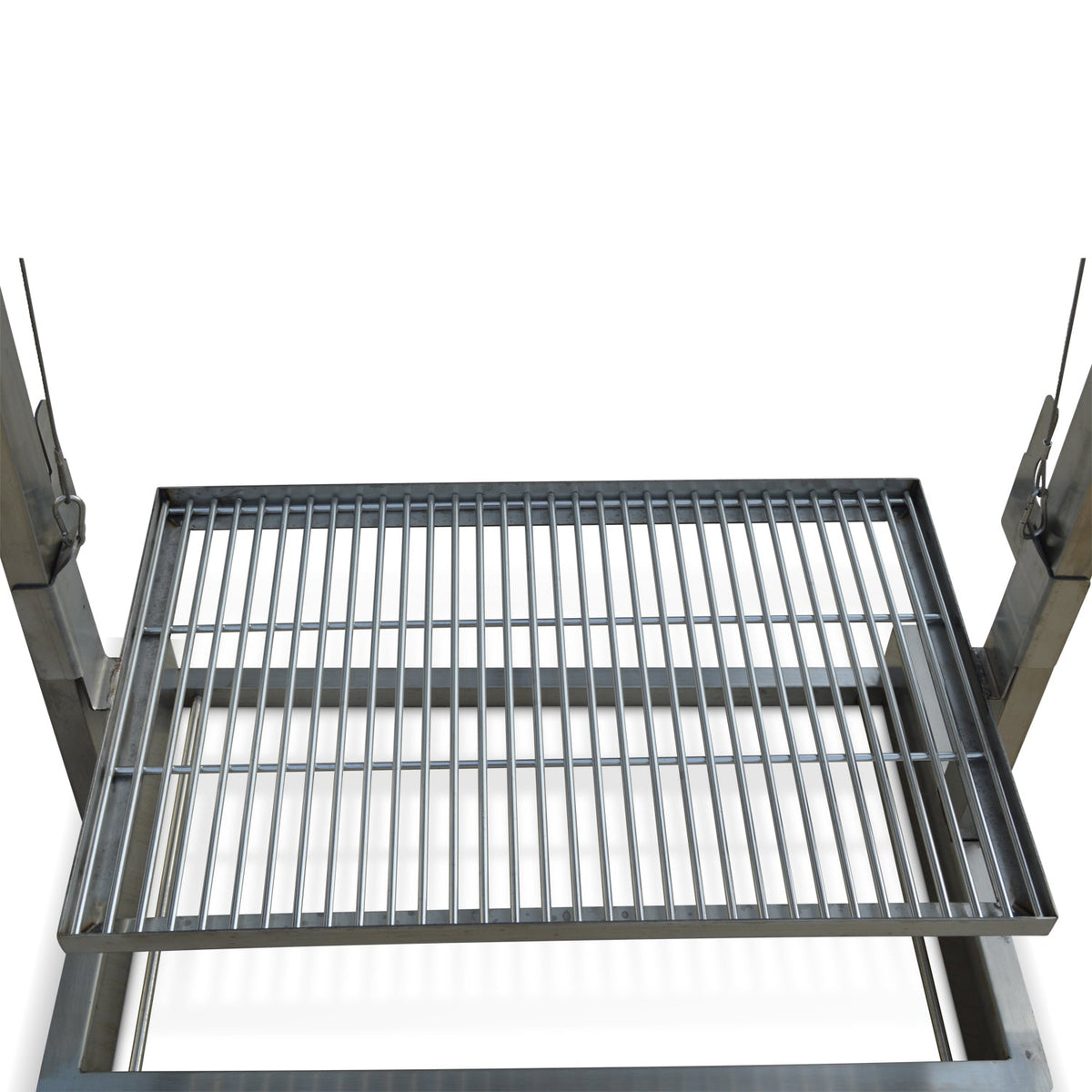 Stainless Steel Santa Maria Grill 24 x 16 with Rotisserie Kit