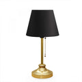 Gold Body Table Lamp with Fabric Shade