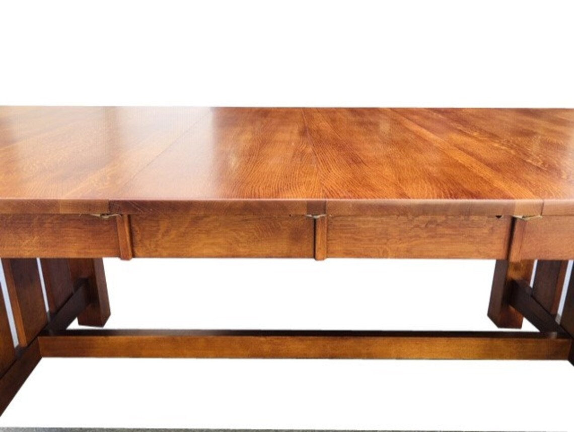 Oak Dining Table and Chairs Set