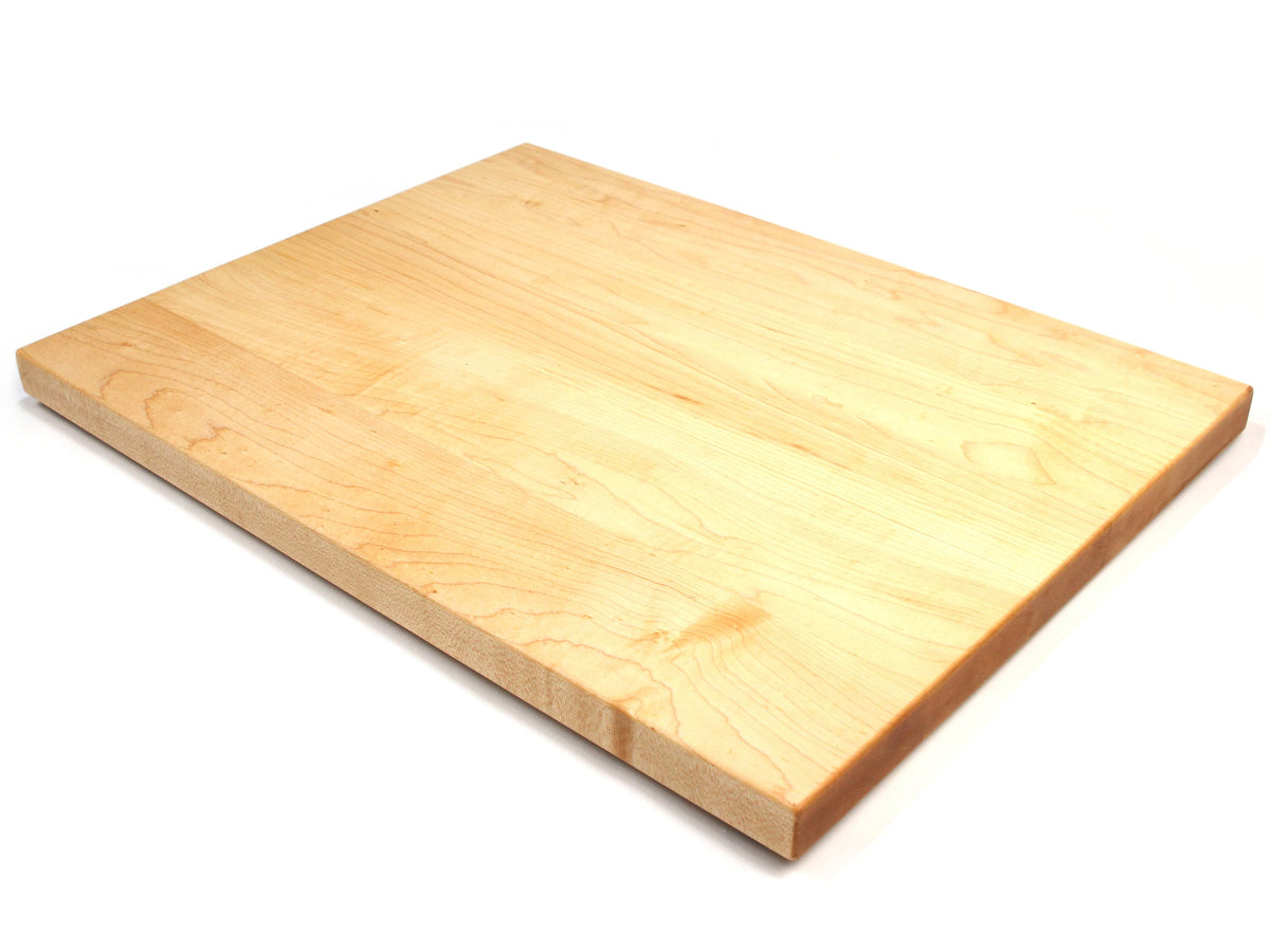 1.25” Thick Extra Large Butcher Block Cutting Board With Rubber Feet