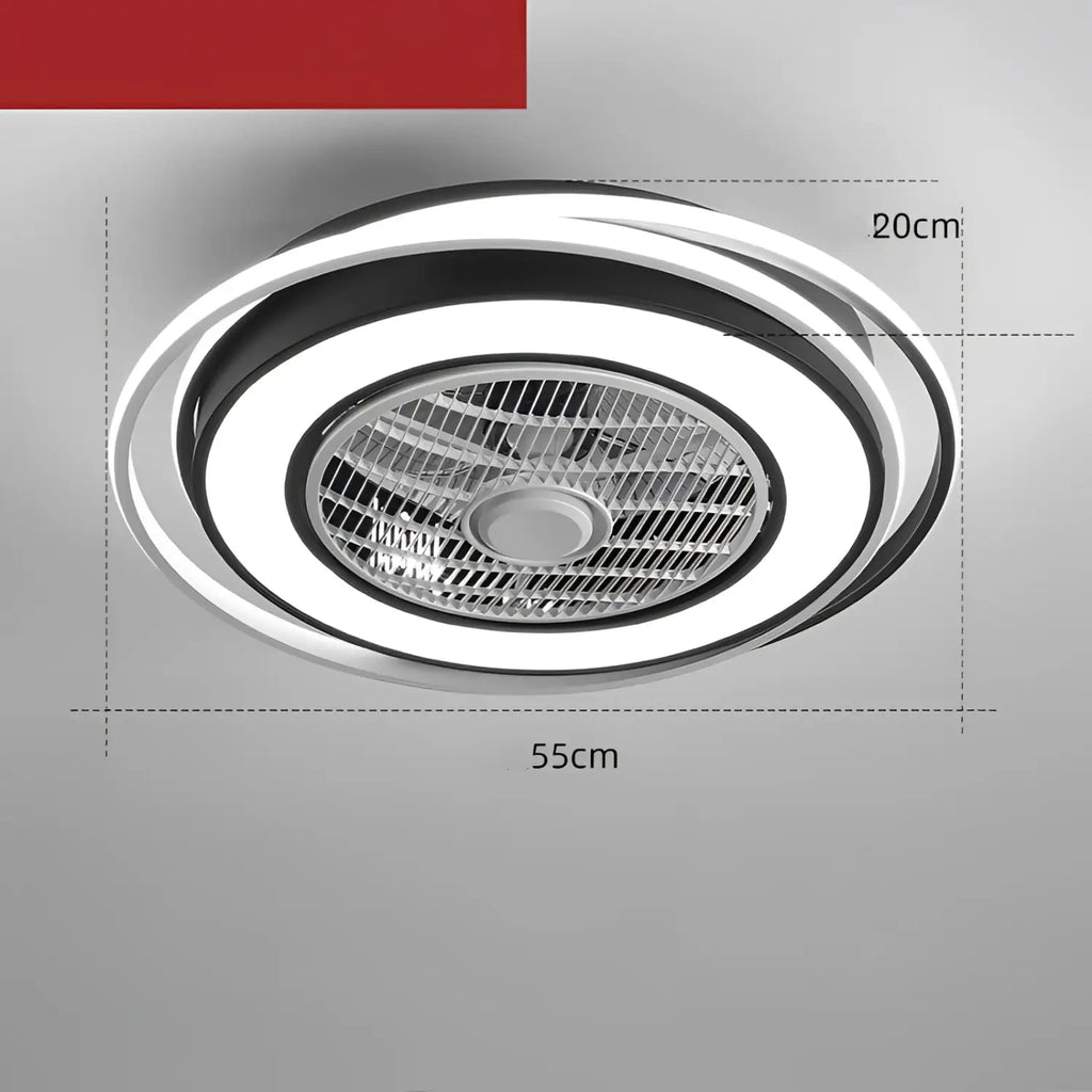 Modern Ceiling Fan Light Fixture for Bedroom & Dining Room