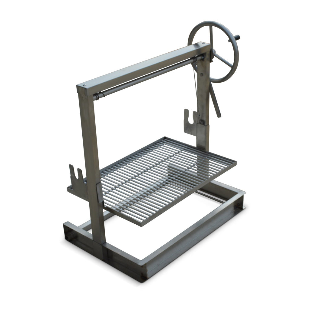 Stainless Steel Santa Maria Grill 24 x 16 with Rotisserie Kit