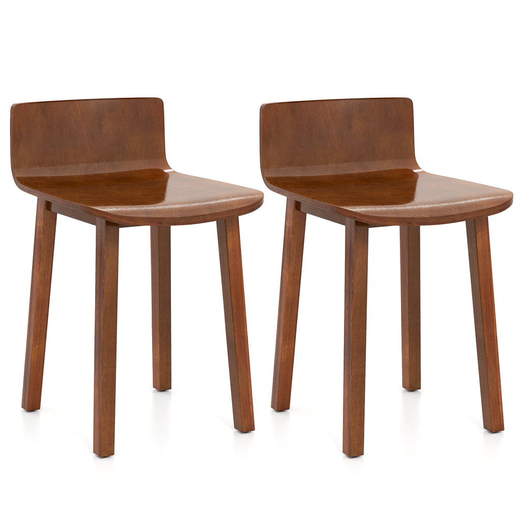 Wood Dining Chair Set of 2 Farmhouse Dining Room Chairs