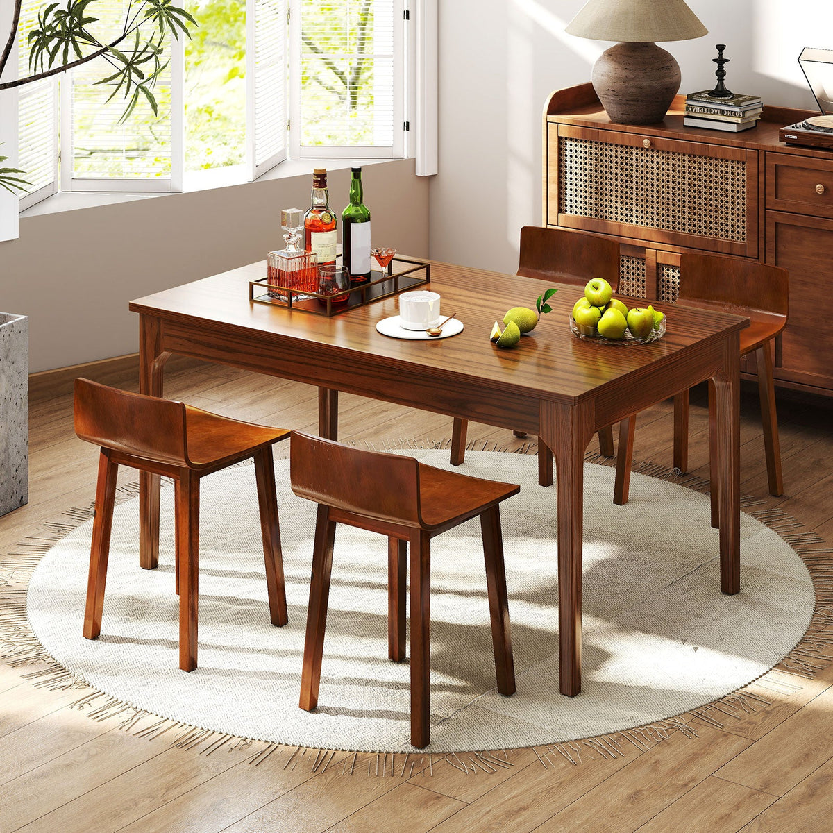 Wood Dining Chair Set of 2 Farmhouse Dining Room Chairs